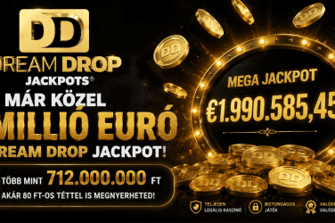Dream Drop jackpot összege